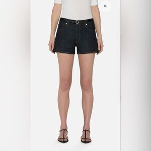 FRAME The Hang Short in Rinse Denim Size 25 NWOT